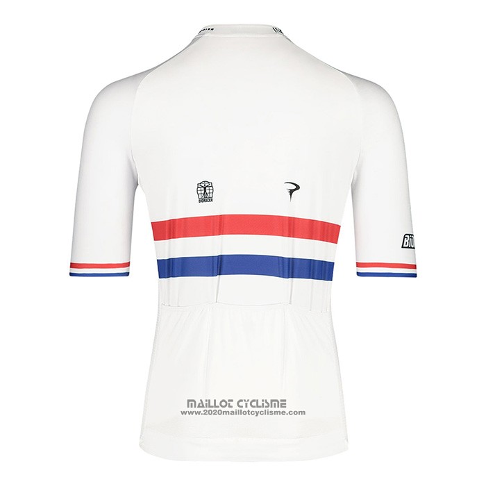 2022 Maillot Cyclisme British Champion Ineos Bleu Blanc Manches Courtes et Cuissard